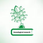 Picture of tree that reads genealogical research Picture of tree that reads genealogical research
