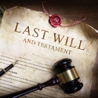 Last Will And Testament With Money And Planning Of Inheritance